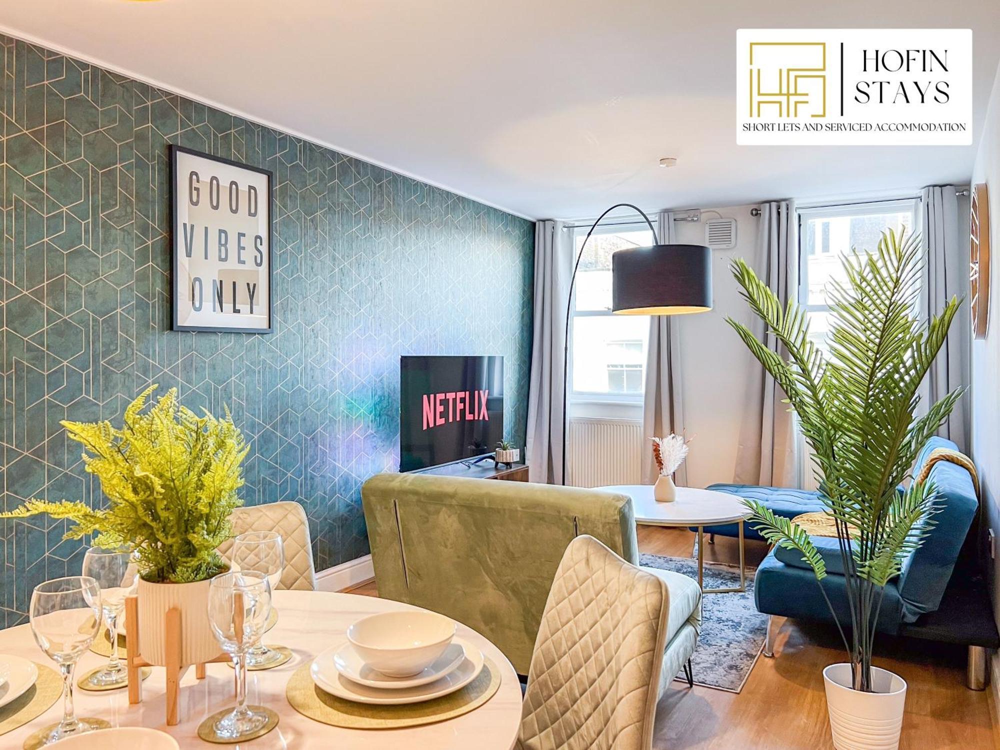 Apartamento Last-minute Specials L Premium On 2 Double Bed For 6 Guests L Deals L Hofin Short Lets & Serviced *