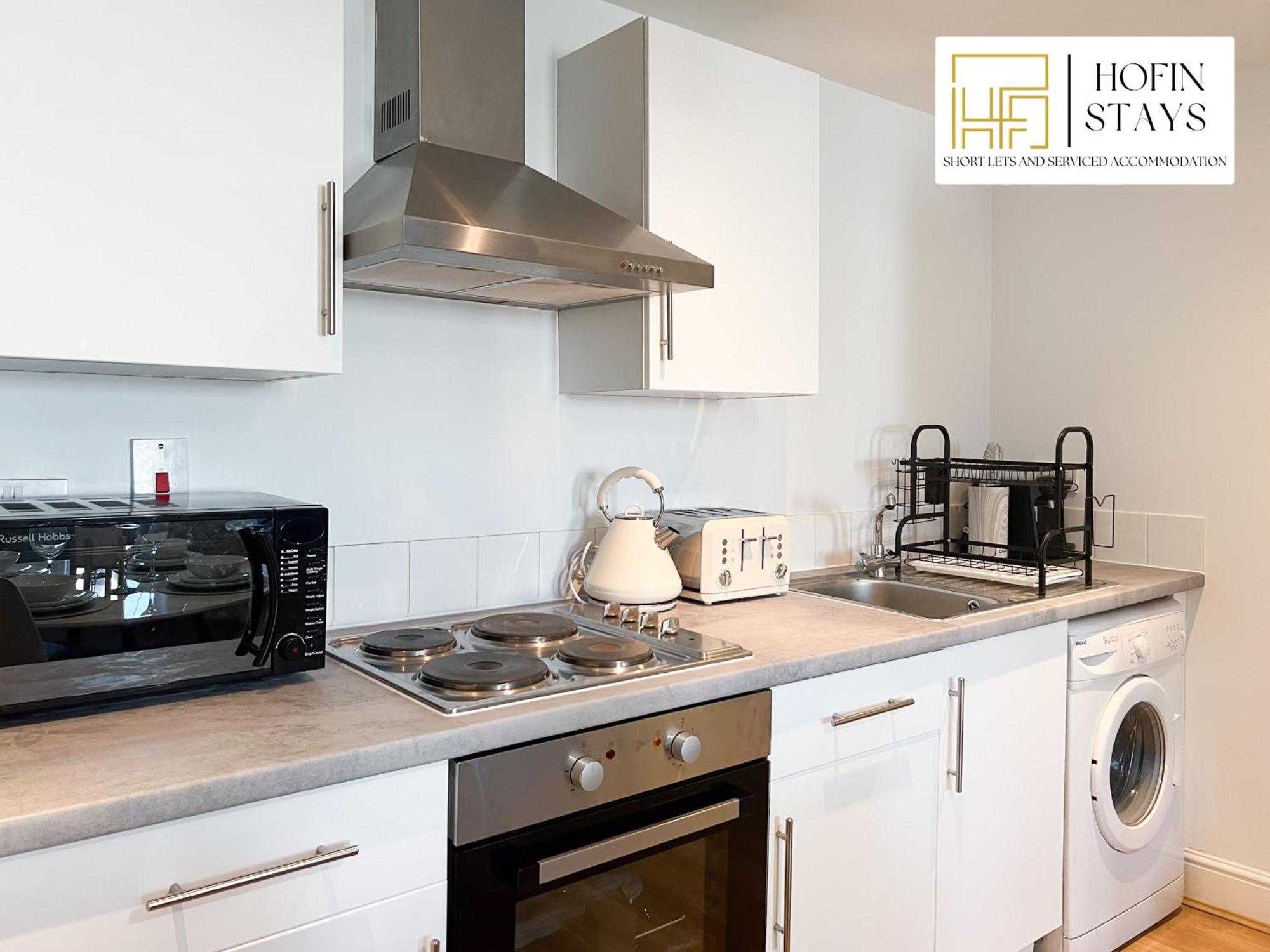 Last-minute Specials L Premium On 2 Double Bed For 6 Guests L Deals L Hofin Short Lets & Serviced Apartamento *