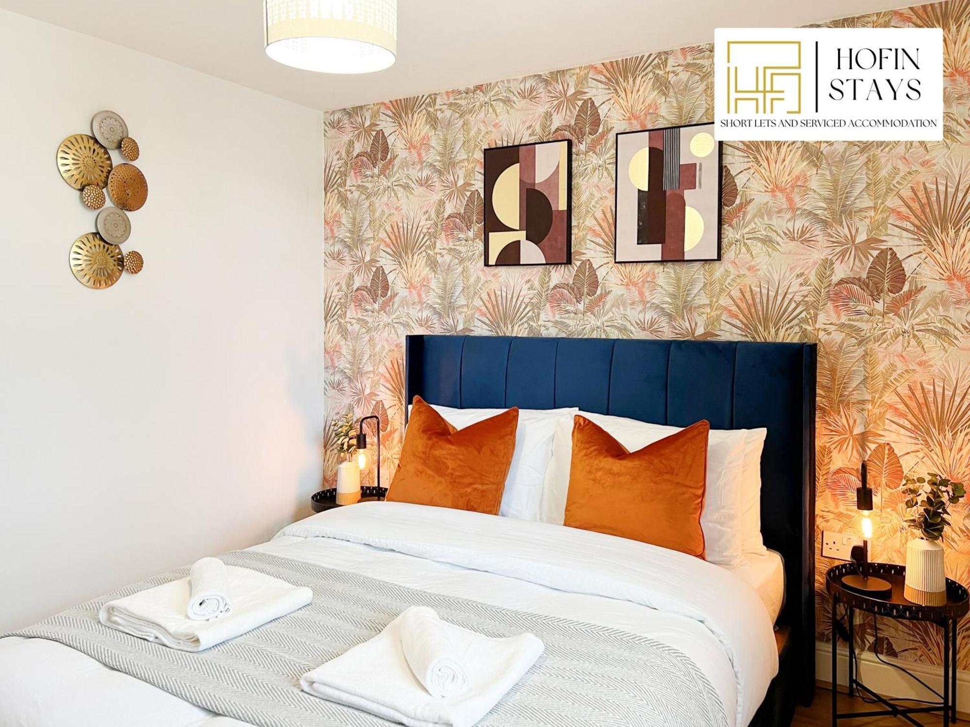 Last-minute Specials L Premium On 2 Double Bed For 6 Guests L Deals L Hofin Short Lets & Serviced Apartamento