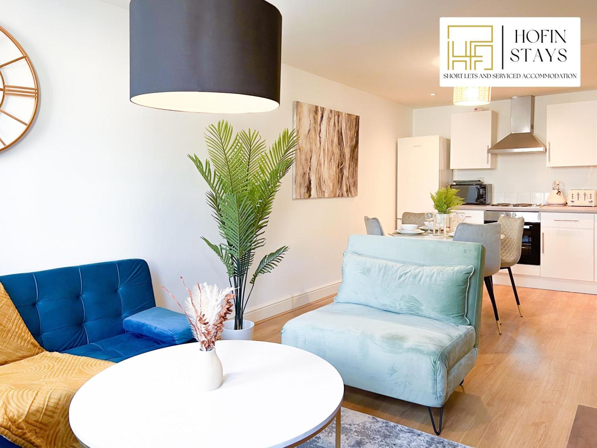 Last-minute Specials L Premium On 2 Double Bed For 6 Guests L Deals L Hofin Short Lets & Serviced Apartamento *