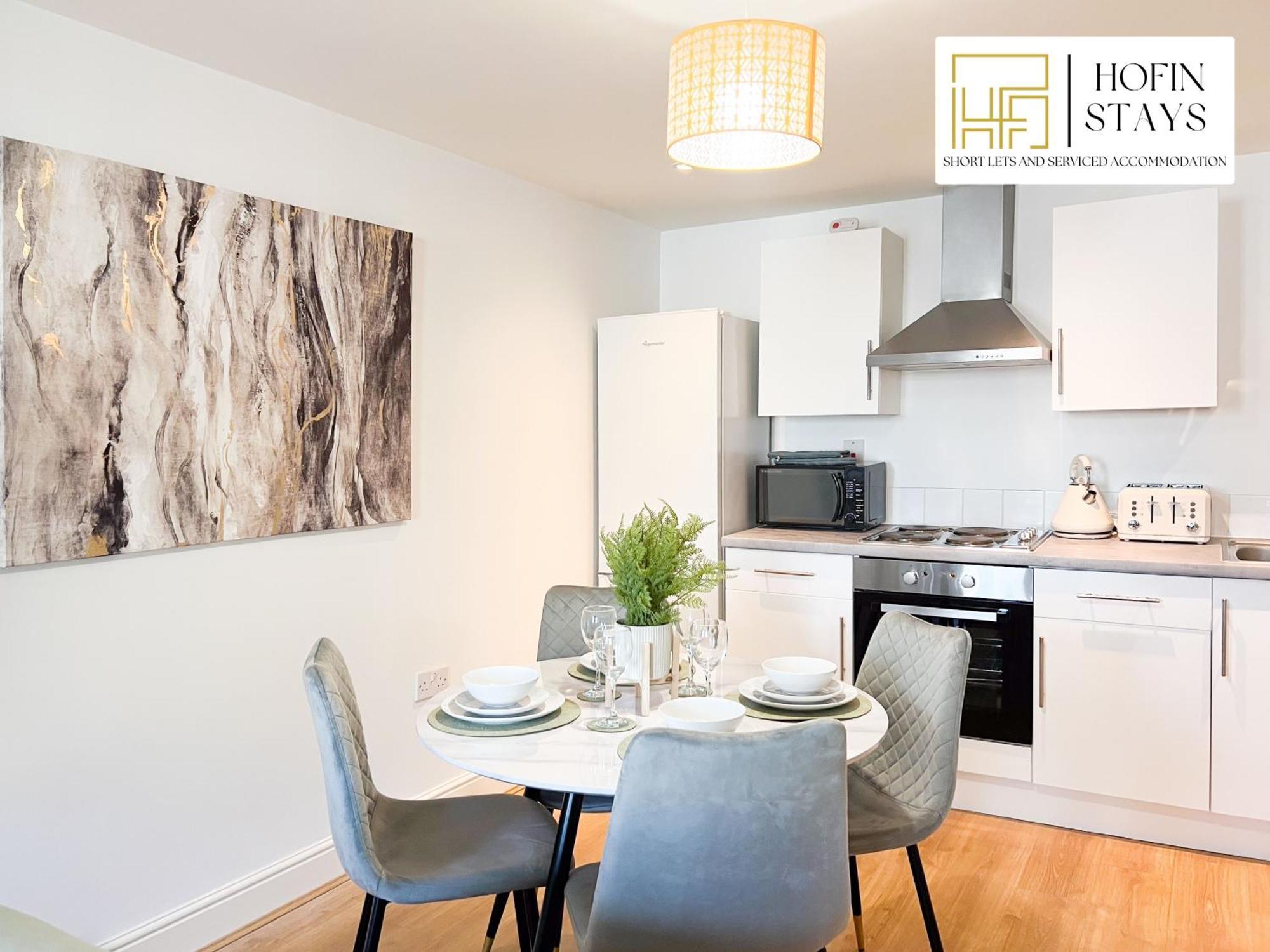 Last-minute Escape L Premium On 2 Double Bed For 6 Guests L Deals L Hofin Short Lets & Serviced Appartamento Londra